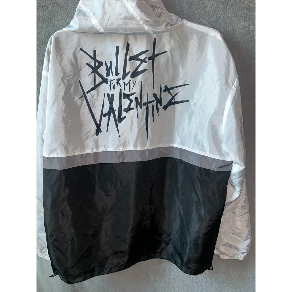 Bullet For My Valentine Pullover Zip Hooded Jacket Mens Large Goldset Merch VIP